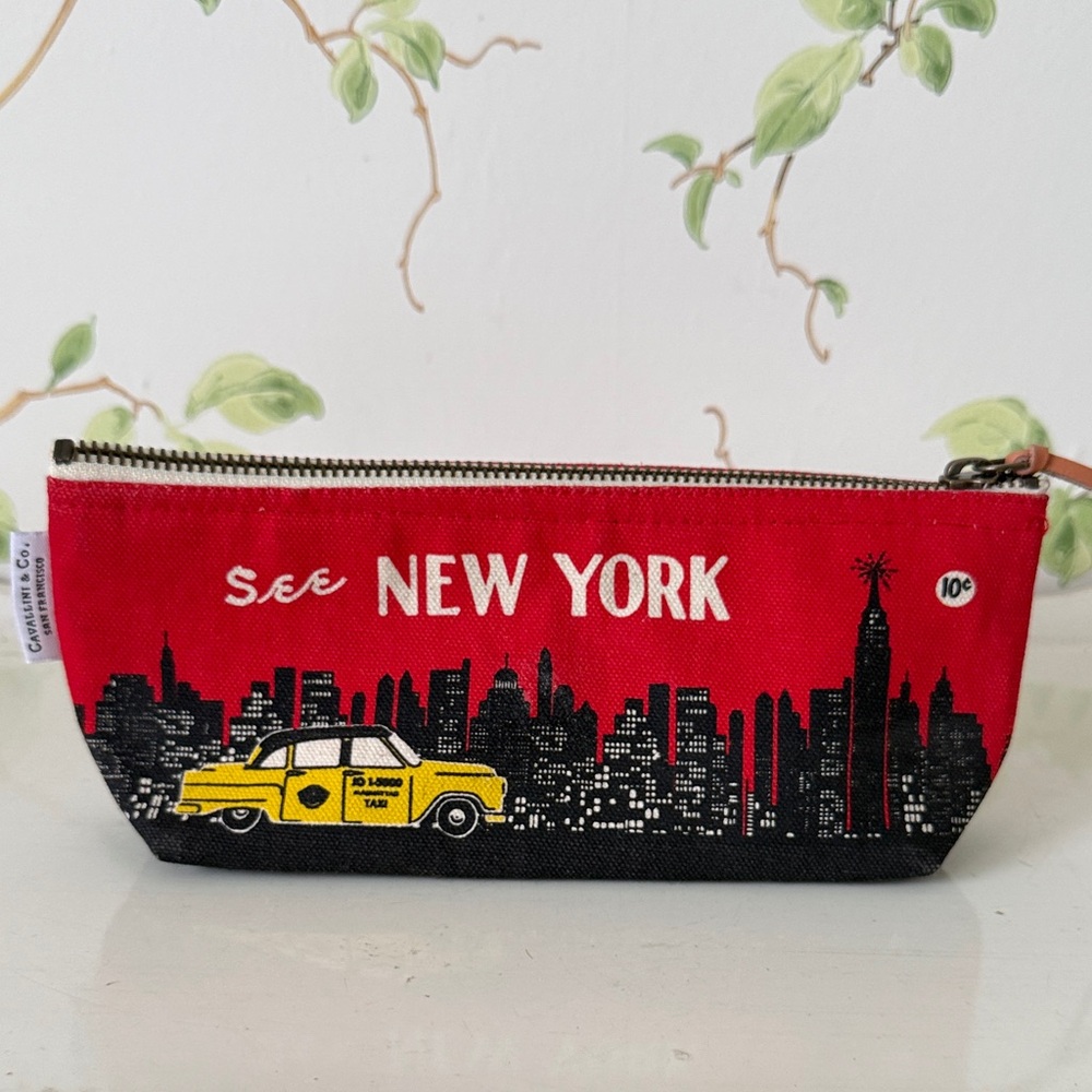 Canvas Zip Pouch New York